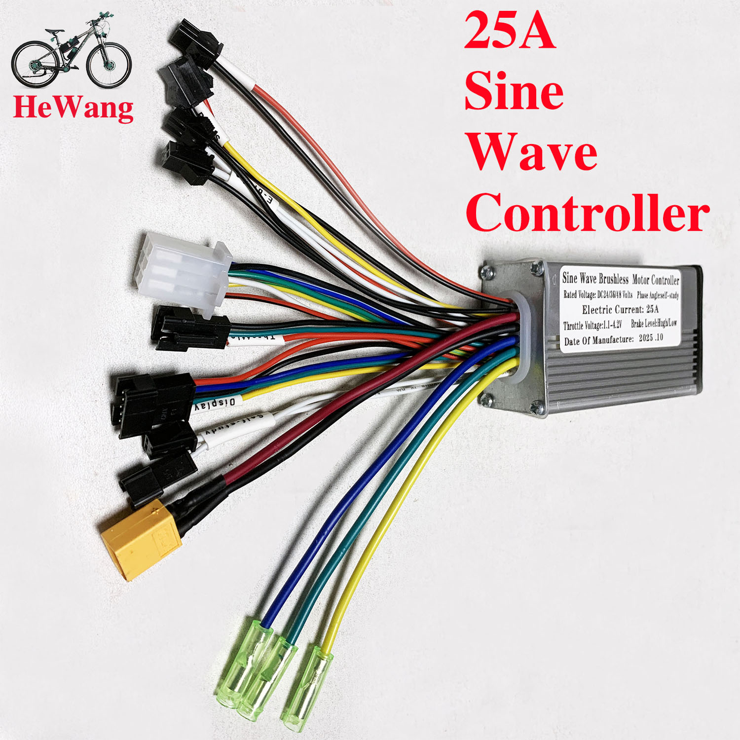 Kelly Kls7230S Controller - Sterownik silnika bezszczotkowego sinusoidalnego 24V/36V/48V, 3