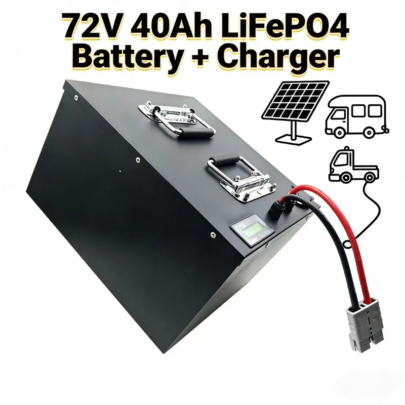 72V 40Ah Lifepo4 Battery Pack - Akumulator LiFePO4 24S 72V 40Ah z