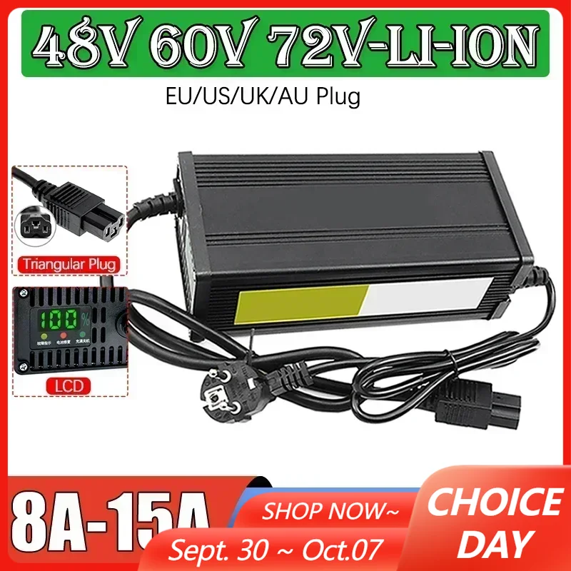 48V 60V 72V Ładowarka do akumu – 72V 15A Fast Charger recenzja i cena